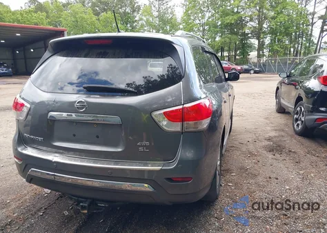 2015 Nissan Pathfinder Sl from USA, damaged, VIN 5N1AR2MM4FC648673